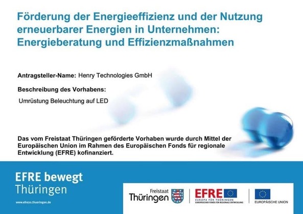 Effiziente LED-Beleuchtung in unserer Halle